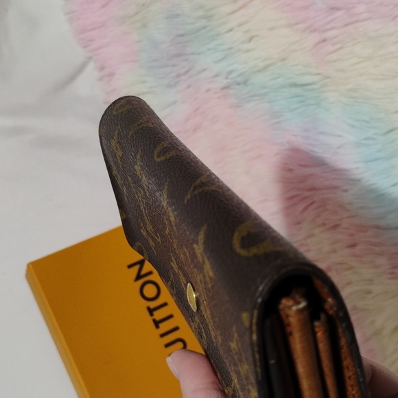 SALE! Authentic Louis Vuitton Pouchette Porte Monnaie Credit Long Wallet & Box - Picture 6 of 16
